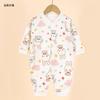 Macacão de Bebê Quente Primavera e Outono Algodão Puro Roupa de Inverno Recém-Nascido Categoria a Roupa Roupa de Primavera Roupa de Outono