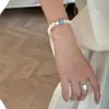 Pulsera de Piedra Natural Transparente de Nuevo Estilo para Mujer 2026 Nuevo Estilo Chino Simple Versátil Pulsera de Perlas Accesorios de Joyería