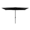 Sombrilla de Exterior de Media Cara, Sombrilla de Sol para Montar en la Pared, Altura Ajustable, Sombrilla de un Lado, Sombrilla Lateral Elevable, Sombrilla Cuadrada para Plantas Verdes en Balcón