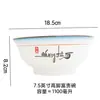 Cuencos de Ramen Lanzhou Chinos, Platos, Vinagreras, Frascos de Chile, Cuencos de Ramen de Res Estilo Nuevo, Vajilla Comercial de Cerámica para Tienda de Fideos