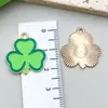 Trevo da Sorte Irlandês Acessórios para Joias DIY Chapéu de Trevo Colar Pingente Chaveiro Pequeno Charme Oktoberfest