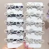 Elástico de Cabelo Fofo com Laço de Pérola para Crianças, Acessório de Cabelo para Bebê, Corda de Cabelo, Elástico de Cabelo Amigo do Cabelo de Menininha