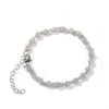 Pulsera de Cobre Zircón Europea y Americana Nueva Simple Pulsera de Cuentas de Bolas Diseño Personalizado Cadena de Extensión Joyería de Mano al Por Mayor
