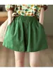Pantalones casuales retro de algodón y lino para mujer, con cintura elástica, efecto adelgazante, pierna ancha, bordado artístico, corte holgado y diseño versátil para el verano