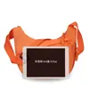 Bolsa Dumpling Feminina Transversal Grande Capacidade Lona 2025 Nova Bolsa Ombro Único Esportiva Versátil Mochila Bolsa Dumpling Feminina
