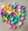 Balde Pequeno Miniatura Bonito para Casa de Brinquedo Infantil Pequenos Enfeites Alimentos e Acessórios de Brincar Balde Pequeno Artificial de Plástico
