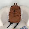 Mochila impermeable de nailon de Corea del Sur para mujer, sencilla, para estudiante universitario, casual, estilo ins, mochila de viaje, mochila escolar de moda
