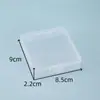 Caja Cuadrada Cadena de Cuentas Cuentas de Arroz Plástico Caja de Almacenamiento Rectangular Papelería Caja de Empaque Hecha a Mano Joyería Accesorios de Metal para Cuentas Caja