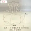 Estrutura para Abajur DIY Tecelagem com Corda Artesanal Abajur Suporte de Lâmpada Luminária de Mesa Redonda Quadrada Ferragens Acessórios de Estrutura de Ferro