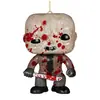 Decoraciones Creativas de Personajes de Películas de Terror de Halloween Calabaza Plana Acrílica Decoraciones Colgantes Colgante para Fiesta