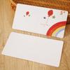 Tarjeta de felicitación creativa al por mayor diy tarjeta pequeña de dibujos animados mensaje amor jardín de infancia gracias tarjeta de felicitación navideña papel transfronterizo