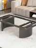 Patas de Mesa de Café Colgantes de Metal de Lujo Ligero Soporte de Mesa de Té de Acero Inoxidable con Encimera de Roca Patas de Mesa de Café de Mármol con Base de Piedra de Lujo para Sala de Estar