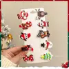 Accesorios para el Cabello de Navidad Pinzas para el Cabello de Reno Lindos para Niños y Adultos Pasadores de Papá Noel Diademas Adornos Pinzas Pequeñas Tocados