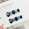 [Azul Estrela Cervo] Estrela Olho de Gato Estilo Curto Unhas Usáveis Totalmente Feitas à Mão Estilo Curto Adesivo de Arte de Unhas Doudou Adesivo de Unha Postiça