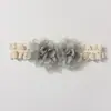 Diadema de Encaje Europea y Americana Transfronteriza para Bebé Nuevo Pañuelo para Niños con Flor de Chifón Linda Accesorios Finos y Cómodos para el Cabello de Bebé