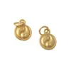 Accesorios para pendientes DIY aleación de zinc chapado en oro cinco vías dios de la fortuna Buda chisme pulsera colgante con cuentas accesorios hechos a mano