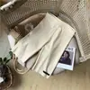 Pantalones de Mujer para Primavera y Verano Estilo Coreano Ajustados Pantalones Cortos de Ciclismo Leggings de Ciclismo de Canalé Estilo Ins para Mujer Venta al por Mayor Pantalones Adelgazantes