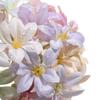 Nova simulação de orvalho três ramos cabeça de flor de lírio faça você mesmo arranjo de flores de parede de casamento material de flor decorativa comércio exterior venda quente