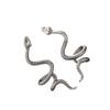 Pendientes de serpiente con personalidad creativa de venta transfronteriza de Mingcheng, pendientes de animales de moda para damas, regalo al por mayor