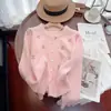 Nuevo cárdigan de punto estilo coreano fresco de cereza para otoño e invierno, cuello redondo, de un solo botón, suave, esponjoso, suéter abrigo holgado