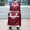 Bolsa con Carrito de Ruedas Universal Bolsa de Viaje para Mujer Caja de Cabina Portátil Bolsa de Viaje para Distancias Cortas Estilo Coreano Bolsa de Equipaje Portátil Moderna