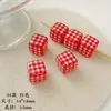 Serie Roja y Verde de Cuentas, Pulseras Versátiles de Cuentas Multimaterial, Cadenas para Teléfono Móvil, Materiales Hechos a Mano para DIY, Colección de Accesorios para Joyería