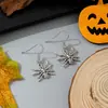Joyería Popular Transfronteriza al por Mayor Regalos de Halloween Pendientes de Murciélago de Terror Calabaza Calavera Pendientes de Moda Europeos y Americanos para Mujer