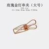 Clips para Guirnaldas de Luces, Clips para Luces de Toldos de Camping, Clips de Fijación, Clips para Cuerdas de Viento, Clips para Cuerdas a Prueba de Viento, Clips de Acero Inoxidable, Clips Multiusos para Uso en Exteriores
