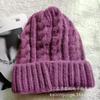 Oferta especial chapéu de lã feminino outono e inverno versão coreana combina com tudo doce proteção de orelha quente à prova de frio chapéu de tricô japonês para casais moda masculina