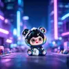 Brinquedo da moda da caixa surpresa Dark Night Chaos, famoso na internet, com olhos giratórios, boneca de decoração de mesa, presente de decoração para entrada de casa