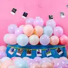 Globos de Decoración de Cumpleaños de 10 Pulgadas 1.8g 100 Piezas/Paquete Fabricante Mayorista Globos Creativos para Bodas Globos Macarrón