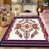 Alfombra Moderna Simple Transfronteriza Estilo Étnico Persa Sala de Estar Sofá Mesa de Café Felpudo Terciopelo de Cristal Plástico Dormitorio Mesita de Noche