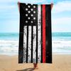 Temu Exclusivo Transfronterizo Microfibra Cuadrado Toalla de Playa Chal Toalla Material Cuadrado Serie del Día de la Independencia de América