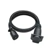 Conector de Reboque Personalizado de 7 Pinos Plugue de Reboque Linha Adaptador de Plugue Rv de Sete Pinos Estilo Europeu Cabo de Alimentação Rv