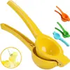 Exprimidor Manual de Aleación de Aluminio en Stock, Exprimidor Doméstico de Limones y Naranjas, Gadget de Cocina