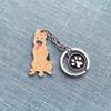Chaveiro do Fabricante em Estoque Pequeno Pingente Metal Cachorro Pet Dálmata Terrier Chaveiro Pingente Criativo para Bolsa