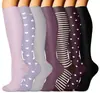 7 pares de calcetines de compresión deportivos de traje multiestilo 7 pares de calcetines de compresión de traje fabricantes venta al por mayor disponibles calcetines de compresión para hombres y mujeres