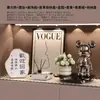 Decoraciones de Entrada del Hogar Adornos Lujo Ligero Gama Alta Gabinete de Zapatos Almacenamiento Sala de Estar Mueble de TV Mobiliario Accesorios para el Hogar Ropa Suave