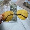 Óculos de proteção clássicos com filme refletivo colorido, óculos de sol vintage coloridos, óculos de sol da moda Coringa, atacado de fábrica