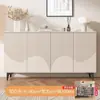 Aparador de pizarra estilo italiano, mueble de almacenamiento moderno minimalista para sala de estar, armario de cocina de lujo ligero, mueble de almacenamiento de té y vino montado en la pared