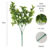 Cientos de Populares Ramilletes de Eucalipto Artificial para Patios Exteriores y Jardines, Arreglos Florales, Decoración Suave, Paisajismo, Plantas Verdes Simuladas, Flores Artificiales