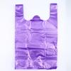 Bolsas de Colete Portáteis, Sacolas de Supermercado, Sacos Descartáveis para Separação de Lixo, Sacolas Plásticas com Logo Impressível, Atacado, Espessas e Duráveis
