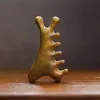 Pente Massageador Multifuncional Quatro em Um para Terapia do Couro Cabeludo, Gua Sha, Pente Portátil de Sândalo para Meridianos do Couro Cabeludo, Rosto e Olhos