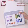 Painel de Exibição de Amostras de Cor Cartão de Cores de Esmalte Suporte de Exibição de Cores de Esmalte em Gel Painel de Exibição de Nail Art Transfronteiriço