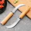 Faca para Salsicha, Faca Pequena para Descascar, Faca para Banana, Descascador de Legumes, Faca para Abacaxi, Faca para Frutas, Faca para Jaca, Faca para Alho-poró, Faca Rosa para Esculpir Salsicha