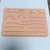 Equipo de Entrenamiento Médico Almohadilla de Piel de Silicona para Práctica Quirúrgica Módulo de Almohadilla de Silicona para Sutura Juego de Herramientas Quirúrgicas