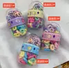 Elásticos Coloridos Populares 2025 Novo Modelo para Meninas, Elásticos de Borracha Duráveis de Alta Elasticidade para Bebês e Meninas Pequenas