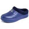 Sapatos de Algodão de Inverno Masculino, Novo Estilo Casal, Forrados com Lã, Espessos, Quentes, Pantufas de Algodão com Bico Fechado, Sola Grossa, Leves, Confortáveis
