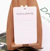Lugar 6.3*7.2cm Tarjeta de Papel para Pasador Blanco Cartón Blanco Cuadrado Clip de Lazo Impreso Clip de Una Palabra Clip de Perla