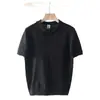 Estilo Maduro Ligero Verano Delgado Camisa Polo Casual Slim para Hombre Moda Retro Americana Camiseta Simple de Manga Corta para Hombre a la Moda